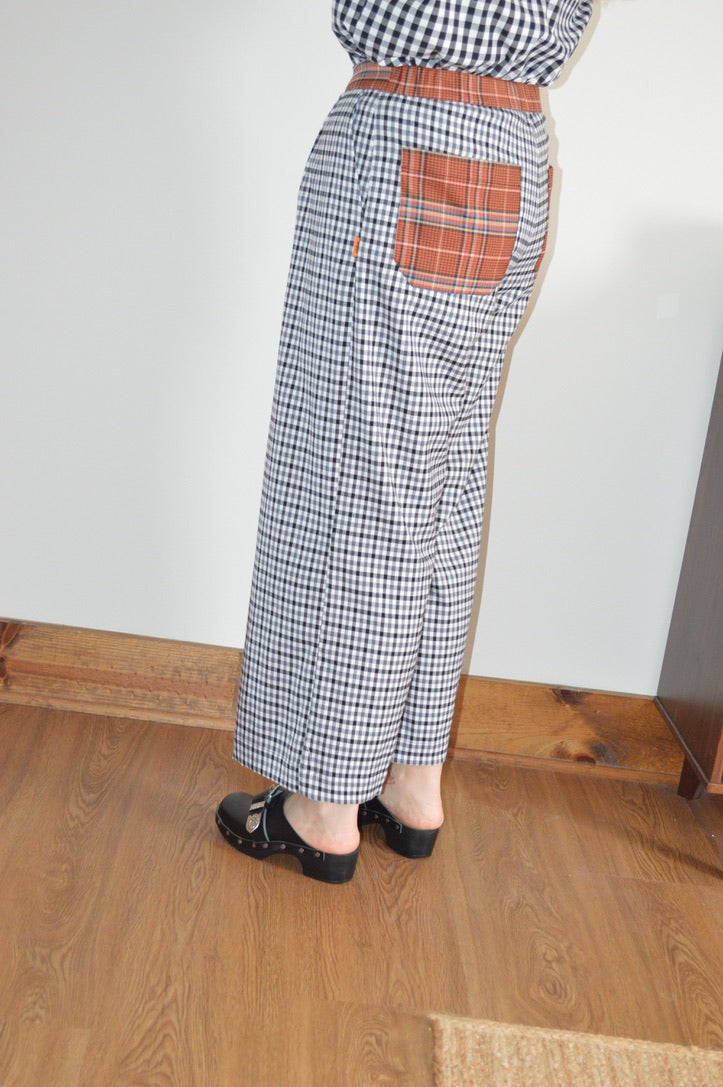 GiGi Pant - Black Plaid