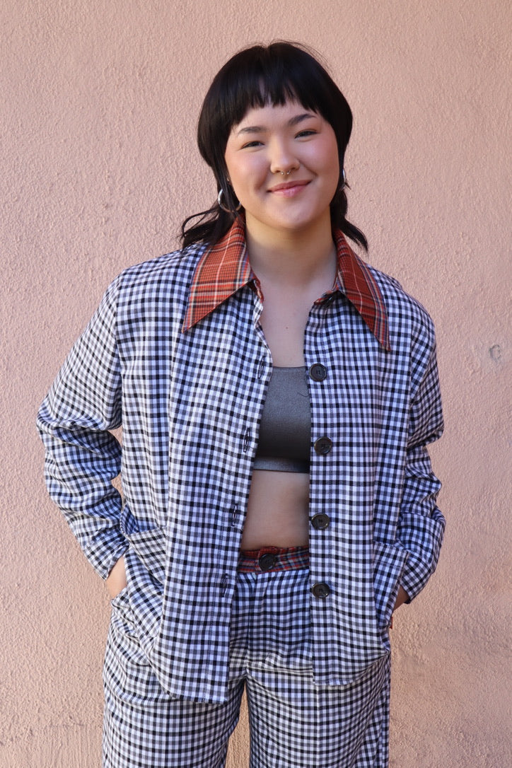Jane - Black Plaid (samples)