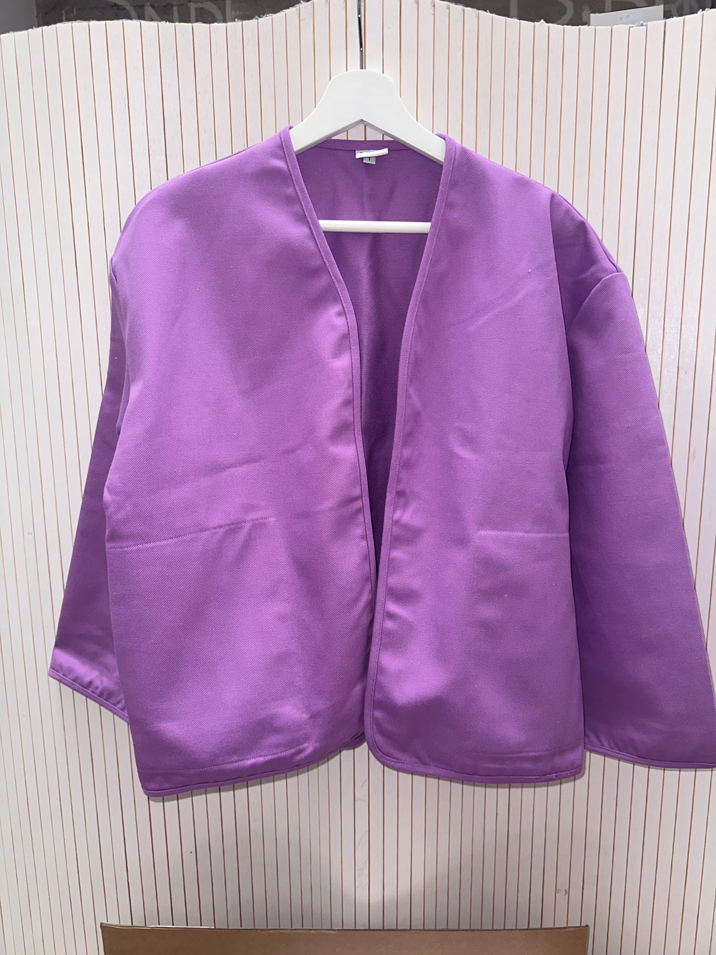 Violet Twill Jacket