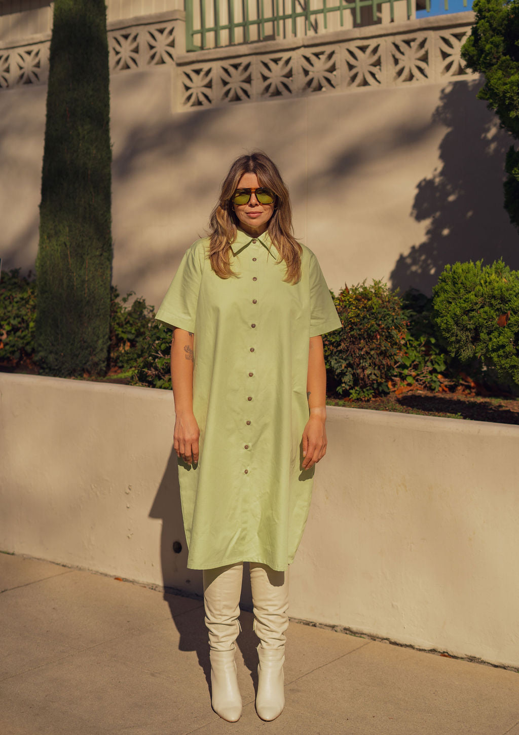 Lindsey Dress - Apple
