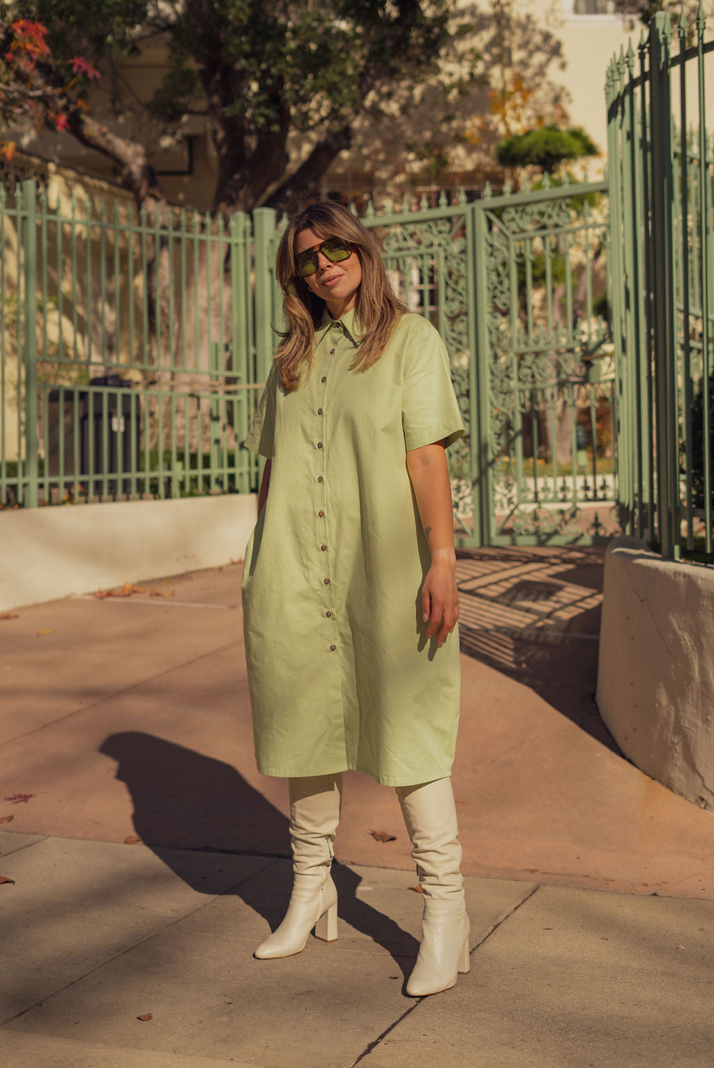 Lindsey Dress - Apple