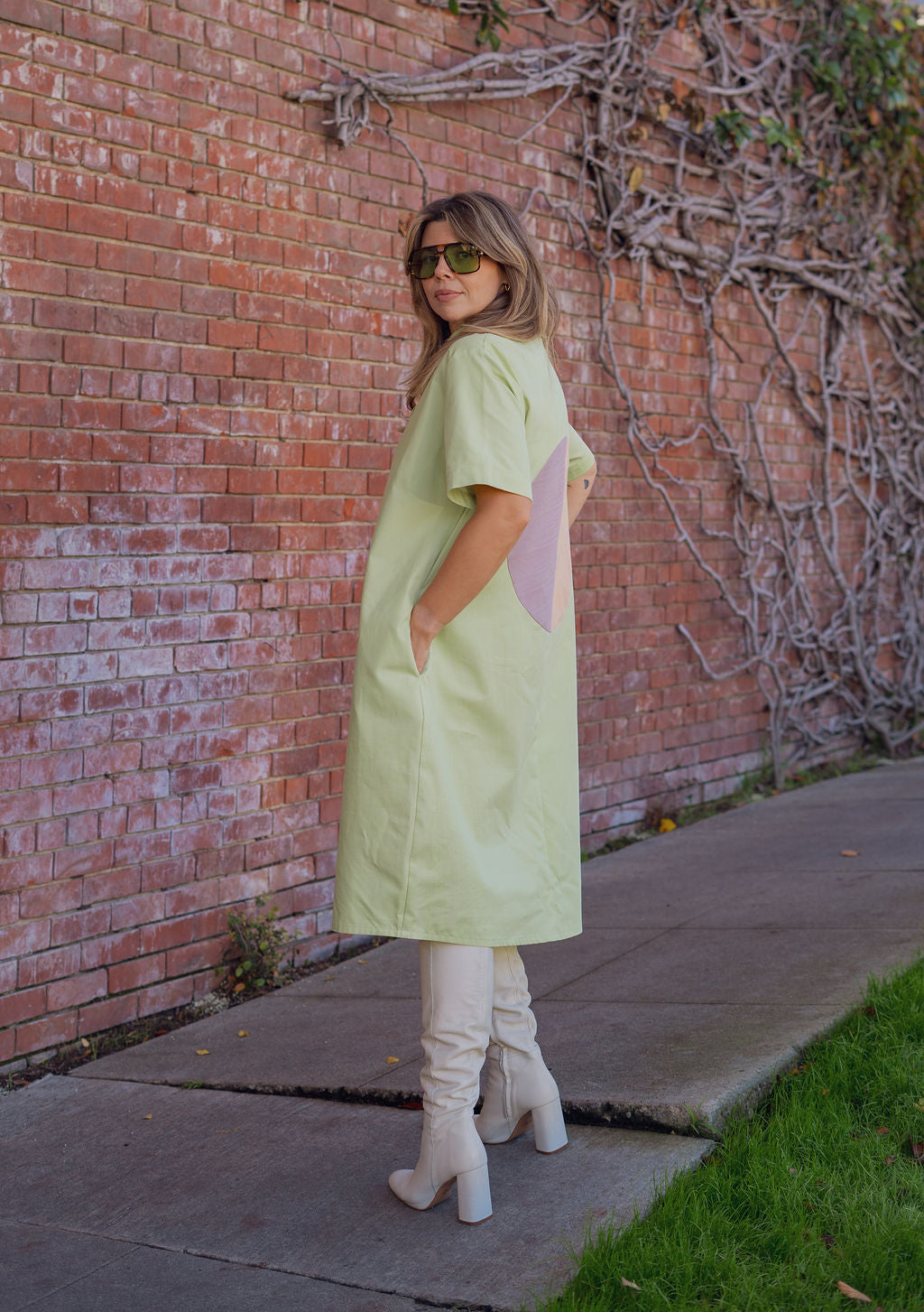 Lindsey Dress - Apple