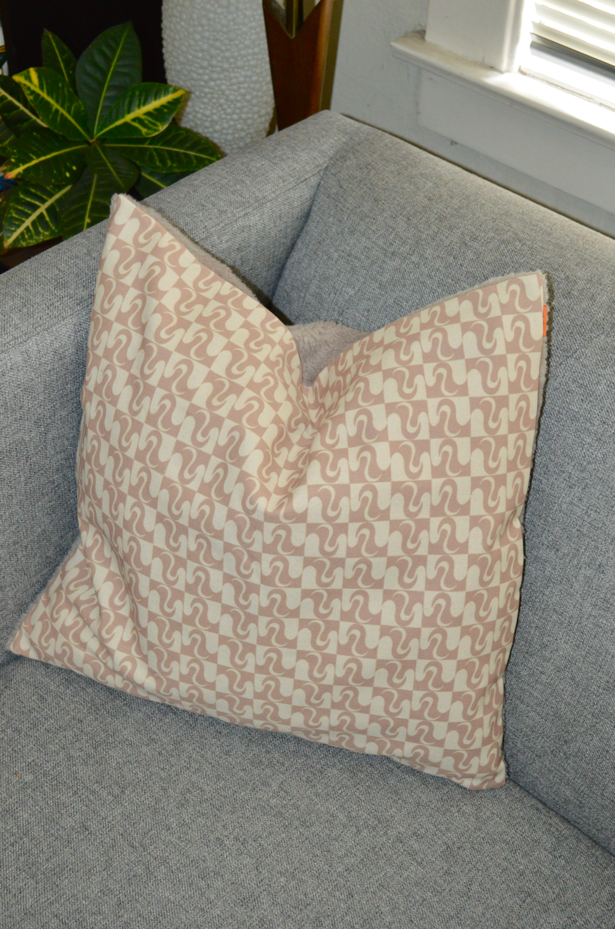 Pillow Case - Nude Swirl